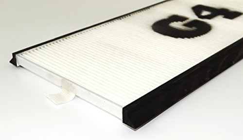 Alternativ Filter Set Zehnder / Wernig / Paul / ComfortAir Ersatzfilter Set 2x G4 ca. 500 x 195 mm Filterset Alternativfilter für ComfoAir 350/550 Alternativfilter für 400100085 - Sofort betriebsbereit - Filterahmen aus Holz (unlackiert)