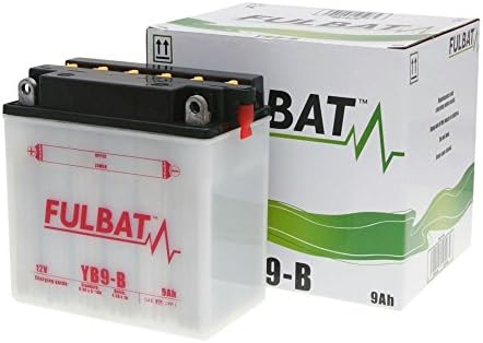 Battery Fulbat YB9 B Dry with Acid Pack [Includes 7.5 EUR battery deposit]