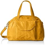 pieces tasche cognac  PIECES Damen Pcgro Leather Daily Bag Schultertasche, Gelb (Mustard Gold), 15,5x27x38 cm