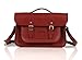 Produktbild Oxbridge Satchel's 35,6 cm Letterbox und Pillarbox Rot Leder, Classic Retro Mode Laptop/Schule Tasche