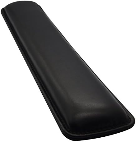 Keyboard Wrist Rest Keyboard Wrist Support Comfortable PU-Leather Keyboard Cushion Wrist Rest Pad with Memory Foam for Laptops/ Notebooks/ MacBooks/ PC/ Home Computer Black（450 x 90 x 20 mm）