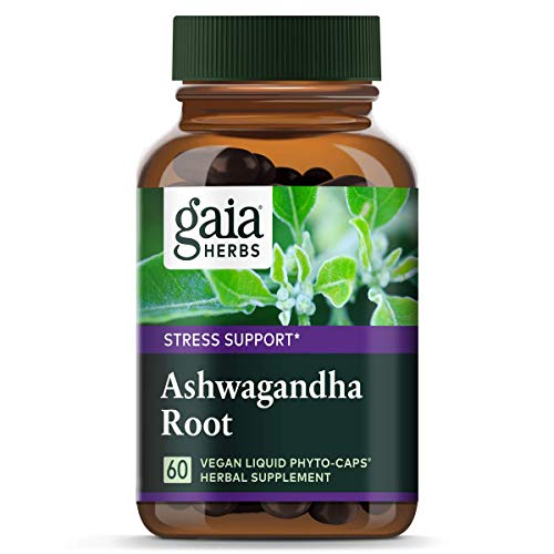 Hierbas individuales, Ashwagandha Root, 60 Líquido Vegetariana Phyto-Caps - Gaia Hierbas