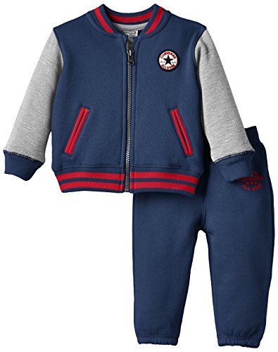 Converse Baby-Boys Fleece Varsity Clothing Set, Blue (Navy), 12-18 Months