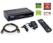 Produktbild Xoro HRT 8770 Kit by SATCHEF - Full HD HEVC TWIN DVB-T/T2 Receiver (H.265, HDTV, HDMI, kartenloses Irdeto-Zugangssystem für freenet TV, HD-Twin-Tuner, Mediaplayer, PVR Ready, USB 2.0, 12V) inkl. HDMI-Kabel, schwarz