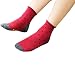 Malloom® 3D Animals Striped Cartoon Socks Women Cat Footprints Cotton Socks Floor (Red)