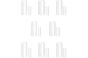 RANRAO Tuya Smart WiFi Tür-Wi-Fi-Fenstersensor, Smart Wi-Fi-Fensterdetektor, WiFi-Smart-Tür-Magnet mit Sprachunterstützung