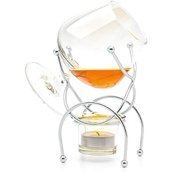 Large Brandy And Cognac Snifter Warmer Glass Gift Set 2x 400ml Crystal Glasses E - Foto 13