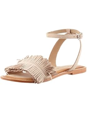 VERO MODA Damen Vmluca Leather Sandal Riemchensandalen