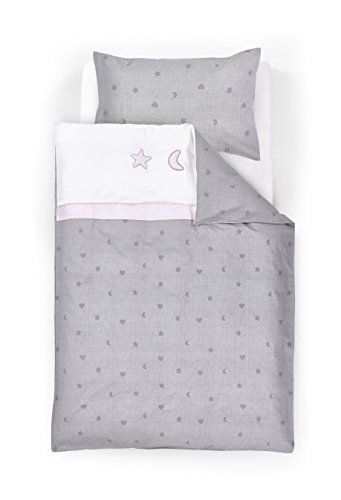 Preisvergleich Produktbild Träumeland TT12303 Bettwäsche Moonshine, 2-teilig, 80 x 80 cm, lila