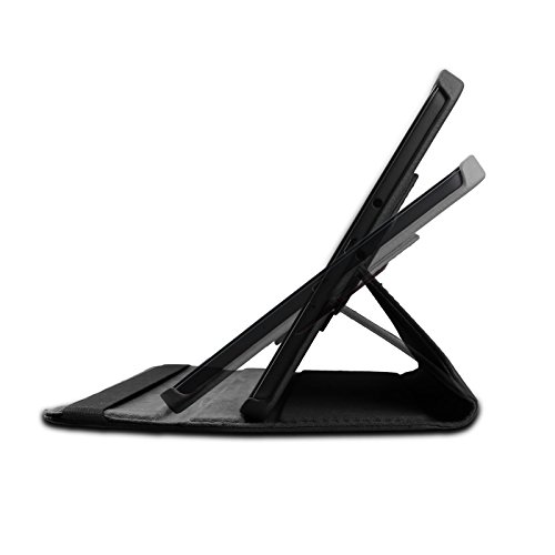 Samsung Galaxy Tab A 10.1 Hülle Case, Infiland PU Ledertasche lederhülle 360° Drehbarer Stand Smart Cover Case Schutzhülle Tasche Etui für Samsung Galaxy Tab A 10.1 Zoll (2016) Tablet-PC(mit Auto Schlaf / Wach Funktion)(Schwarz) - 7