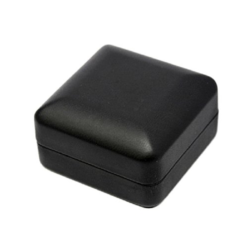 VORCOOL LED-Licht Ringschachtel Schmuckkästen für Ring Halskette Anhänger (Schwarz) - 2