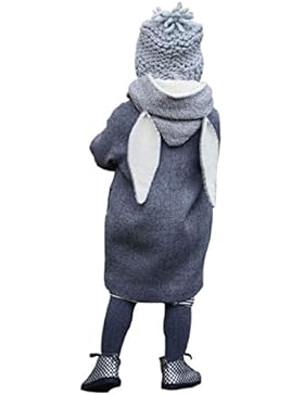 Lenfesh Baby Nette Kaninchen Winter Kapuzenmantel Jacke Dicke warme Kleidung