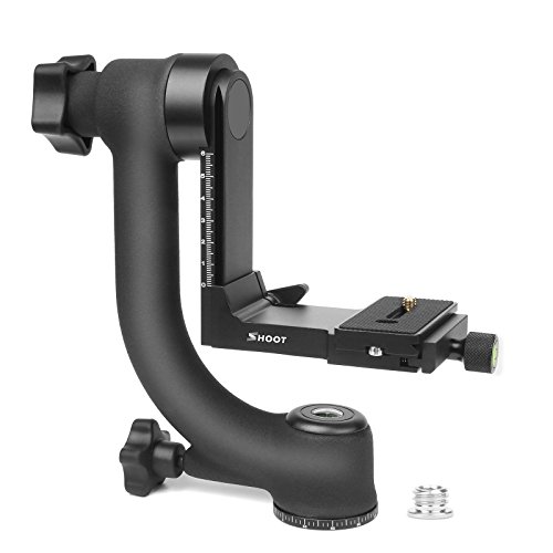 SHOOT 1 4 Pouce Screw 360-degree Rotule Pendulaire Panorama Gimbal Tr pied T te pour Canon Nikon Sony T l objectif Supporte jusqu 44 lb reviews SHOOT 1 4 Pouce Screw 360-degree Rotule Pendulaire Panorama Gimbal Tr pied T te pour Canon Nikon Sony T l objectif Supporte jusqu 44 lb