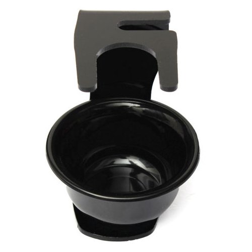 Shaving Stand Set - SODIAL(R) Acrylic Shaving Brush/Razor Stand/Holder and Resin Shaving Bowl/Mug Nice Work (Black)