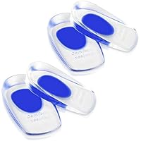 Fersensporn Einlagen Fersenkissen Schuheinlagen Fersenpolster - 2 PAARE - Schuheinlage für Damen und Herren - Silikon…