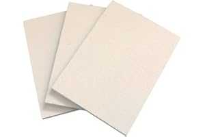 Jonoisax Panneau Isolant en Fibre De Céramique - Panneau Isolant Thermique en Céramique 2300F pour Four À Cheminée, Forge, Four, Four À Pizza,300 * 300 * 10mm