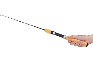 ‎DEWIN DEWIN Mini Angelrute, Carbon Fiber Mini Einziehbarer Taschenstift Angelrute Angelgerät