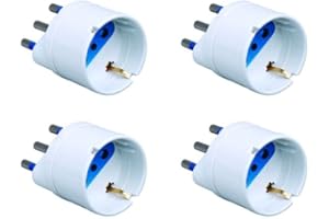 ARTELETA Set 4 pz Adattatori schuko spina16A 2P+T Bianco