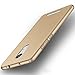WOW Imagine(TM) All Sides Protection "360 Degree" Sleek Rubberised Matte Hard Case Back Cover For XIAOMI MI REDMI NOTE 3 - Champagne Gold RS.249.00