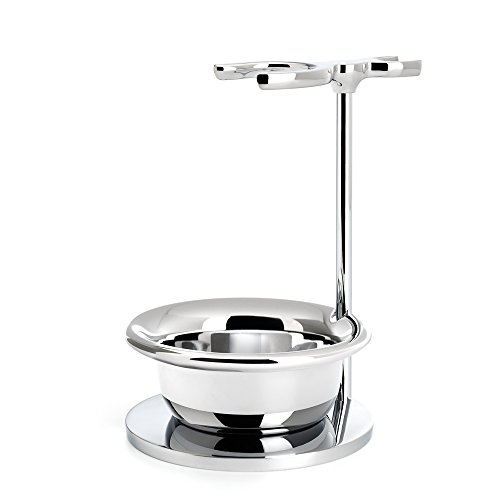 Mühle Stand with bowl for shaving set, chrome-plated - ACCESSOIRES