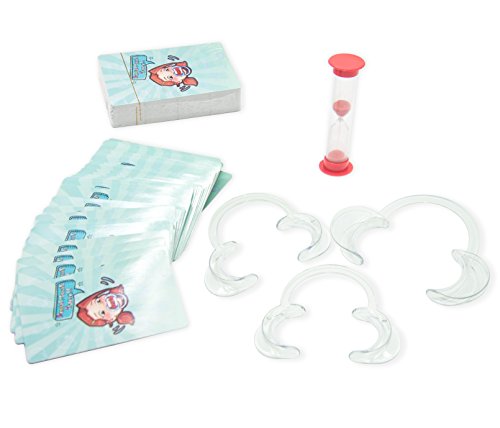 Frola Dämonischer Akzent Partyspiel (Deutsche Ausgabe) – 10 BPA-Free Mundstücke, 400 Witzige Phrase und 54 Blank Cards – Urkomisch Klartext Partyspiel (Familienausgabe) - 4