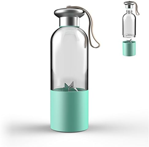 Zjuicer Quality USB Electric Juicer Bottle - Automatic Fruit Ice Mixer Cup - Portable Mini Travel Juice Blender Rechargeable - 450Ml 4 Blades With Security Protection Function