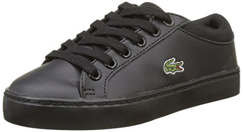 Lacoste Sport Straightset BL 1 Spc Blk, Unisex Kids’ Low, Black (Blk), Child 12 UK (30.5 EU)