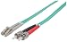 Produktbild intellinet 751001 Glasfaser LWL Fiber optic Kable "duplex LC/ST (50/125) OM3" 2m aqua