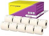 BPA-frei; 2 Jahre Garantie 10 Rollen 99015 S0722440 54mm x 70mm Etiketten kompatibel für Dymo LabelWriter 4XL 450 400 330 320 310 Twin Turbo Duo Seiko SLP 450 430 420 400 240 220 200 120 100 Pro Plus (320 Etiketten pro Rolle)