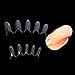 Well-Goal 500pcs Sharp Ending Stiletto glitter Color False Nail Tips Acrylic Nai