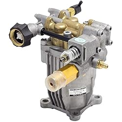✦ Pompe de remplacement horizontale 3000 PSI 200 bar & 6.5 HP Pompe de remplacement pour machine à laver ✦ Tête en laiton, modèle nr. PA000-PW29/2.5C