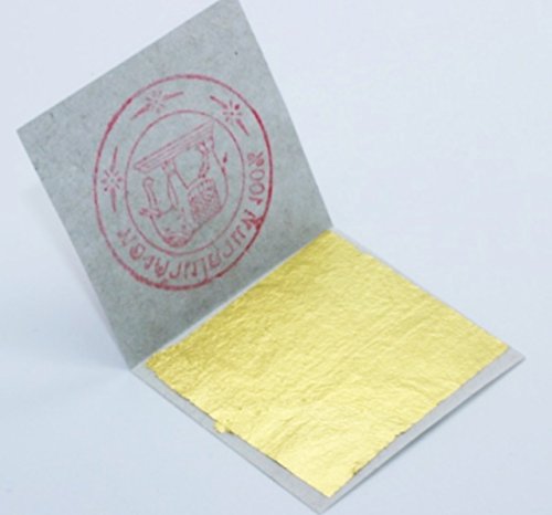 20 Gold Leaf Blätter Blätter – 999/1000 Sortenechtheit – 24 Karat – pures GOLD – ESSBAR - 2