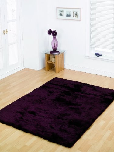Rugs With Flair Splendour Shadow Oblong Rug, Plum, 160 x 220 cm