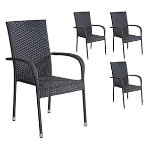 2er Set Polyrattan Rattan Stuhle Stuhl Gartenstuhl Sessel Garten Sj 07 Braun Sessel Garten Garten Gartenmobel Zubehor