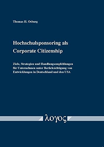 Hochschulsponsoring als Corporate Citizenship