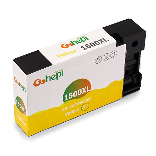 Gohepi 1500XL Kompatibel für Druckerpatronen Canon PGI-1500XL, 2 Schwarz/Blau/Rot/Gelb 5er-Pack Arbeiten mit Canon Maxify MB2350 MB2050 MB2300 MB2000 MB2150 MB2755 MB2155 MB2750 Patronen - 5