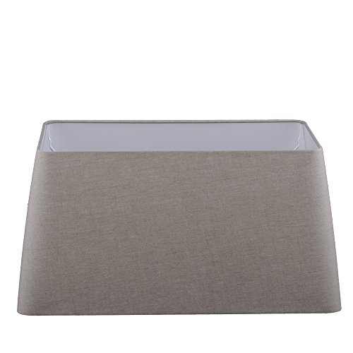 Lampenschirm Rechteckig Rund Leinen Natur Beige TL 60-52-31