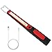 Price comparison product image USB Rechargeable Work Light,Diadia Rechargable LED Flashlights 2in1 Rechargeable LED COB Camping Work Inspection Light Lamp Hand Torch Magnetic Work Light for Car and Truck Repair,Home Using, Camping,Emergency (Red)