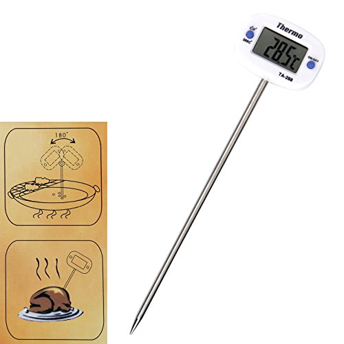 Digital Lebensmittelthermometer Kochthermometer Backthermometer - 6