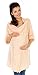 Zeta Ville - Women's Maternity Waterfall Knit Coat Wrap Cardi Lightweight - 335c (Apricot, UK 8/10/12)