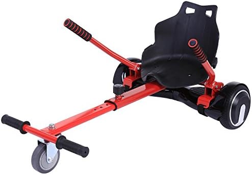 Cooshioanl Big Wheel Go Kart Conversion Kit for Hoverboards Scooter, Perfect Experience on Grass and Bumpy Road[US STOCK] (Red)