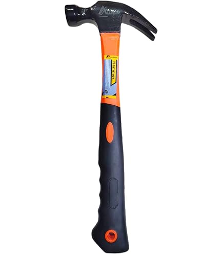 Tolsen Forged Claw Hammer - 16 Oz, One-Piece Steel, Shock-Absorbing Grip, Industrial Grade