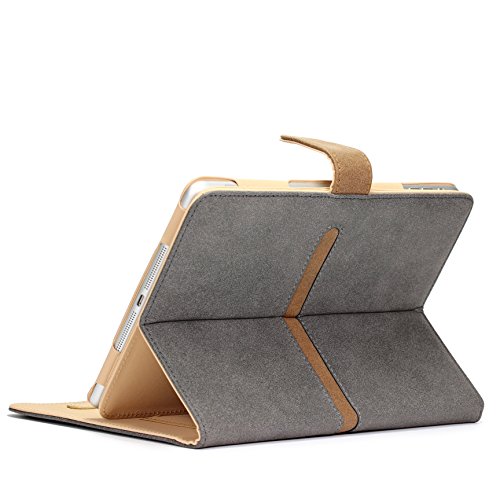 iPad Air 2 [2014 Version-6.Generation] Hülle Original Urcover® [DEUTSCHER FACHHANDEL] Smart Cover Schutzhülle Case Etui mit Sleep/Wake Funktion ?? Zubehör | Khaki Grün - 3