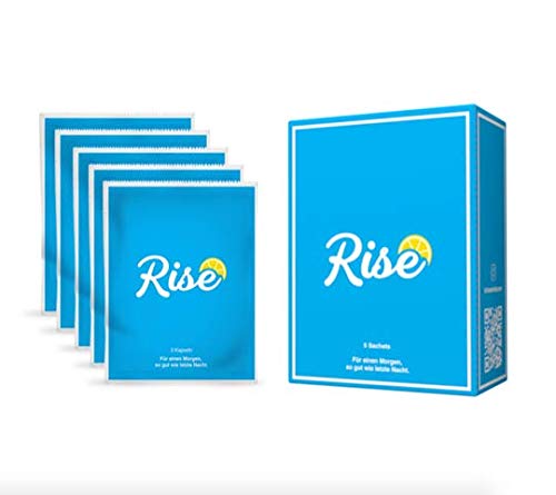 RISE - Abends Feiern. Am nächsten Morgen Vollgas geben und den Tag rocken, 5 Sachets