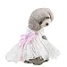 Produktbild Hawkimin Little Dog Smoking Kostüm Hochzeit Bräutigam Dapper Anzug Plaid Puppy Kleidung Hemd mit Krawatte Formales Haustier Katze bis Partykleid Kleid