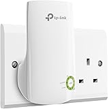 TP-Link N300 Universal Wi-Fi Range Extender, Broadband/Wi-Fi Extender, Wi-Fi Booster, Plug and Play, WPS, UK Plug (TL-WA854RE
