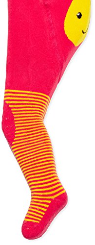 Sterntaler Baby Girls Krabbelstrumpfhose Smiley Tights, Red (granatapfel 755), 6-9 Months (Manufacturer size: 74)