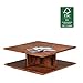 Produktbild WOHNLING Couchtisch Massiv-Holz Sheesham 88 cm breit Wohnzimmer-Tisch Design dunkel-braun Landhaus-Stil Beistelltisch Natur-Produkt Wohnzimmermöbel Unikat modern Massivholzmöbel Echtholz quadratisch