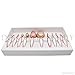 Dolovemk Set of 10, PRO Beauty Kits Toothbrush Oval Shaped Foundation Power Makeup Oval Cream Brushes Set, Pinkgold with white, Brand Boxed. (Pinkgold + White)