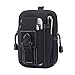 Produktbild E-Bestar Armee Taktische Tasche Sport-Mann wasserdichter Beutel Handy-Halter Tasche Sport Gürtel Tasche (Schwarz)